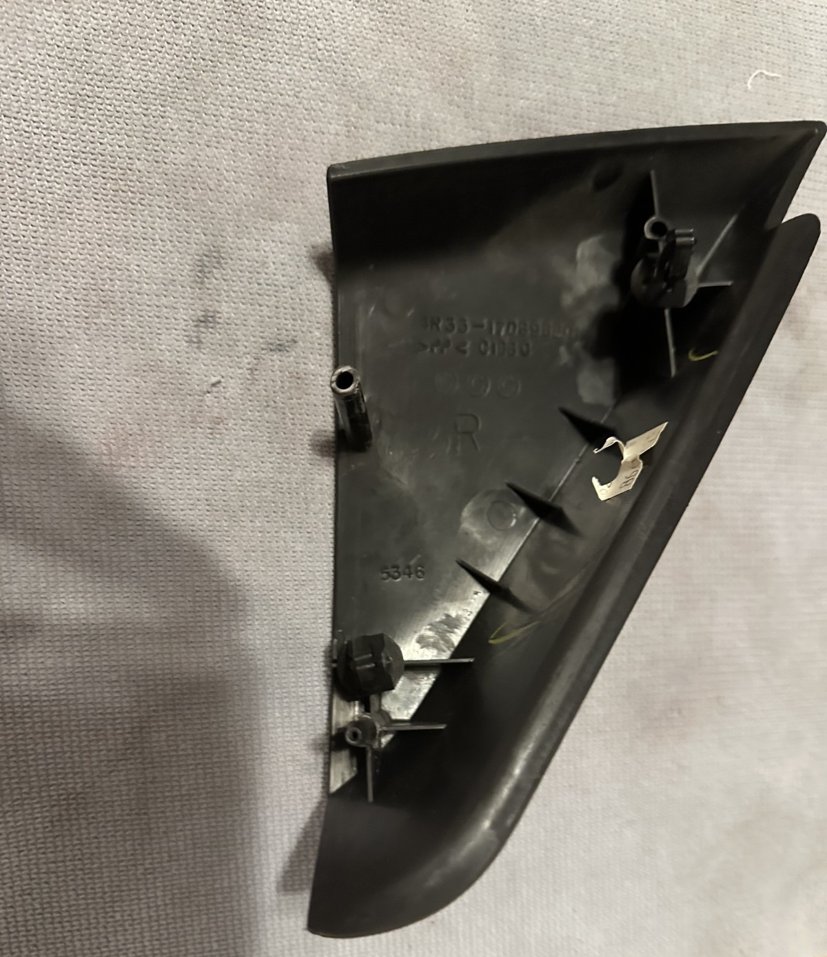 05-09 Mustang RH Right Door Bezel Trim OEM Black Passenger Side 7R33-17B699-AA