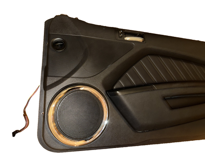 10-14 Mustang Door Panels Charcoal Black Pair LH RH Driver Passenger Side OEM